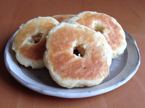 フライパンでもちもち焼きドーナツ レシピ 作り方 By わたこげ 楽天レシピ